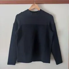 KOE ハイネック トップス スウェット トレーナー プルオーバー エンボス加工