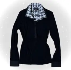 00s Nicole y2k お兄系 平成 ギャル 長袖 ポロシャツ