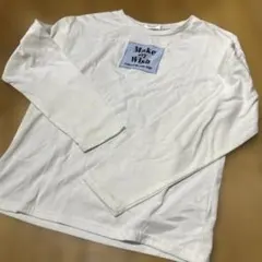 ALGY 長袖カットソー ホワイト