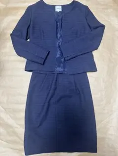 INDIVI ネイビー スカートスーツ サイズ40