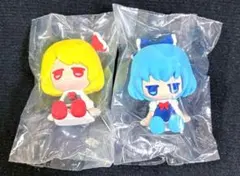 東方じとっとフィギュア ルーミア チルノ