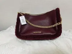 【限定品】新品　MICHAEL KORS バーガンディ ショルダーバッグ