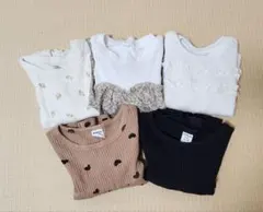 ベビー服 トップス　カットソー 女の子　80cm　まとめ　保育園着