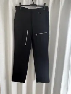 JOHNLAWRENCE SULLIVANウールジップスリムストレートスラックスのサムネイル