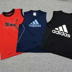 adidas PUMA タンクトップ 3枚セット まとめ売り 150cmのサムネイル