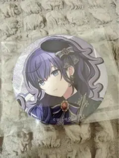 プロセカ　朝比奈まふゆ　グリッター缶バッジ　バースデー