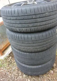 ②【バリ溝！！】トヨタ純正 ホイールセット 225/50R18 - メルカリ