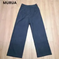 MURUA ムルーア ワイドパンツ スラックス グレー