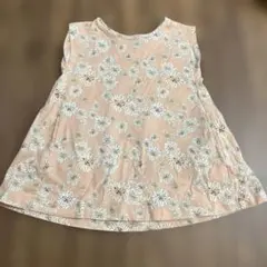 ユニクロ　PAUL & JOE 花柄　ノースリーブ　ワンピース 100