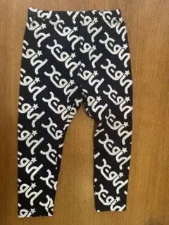 X-girl Stagesロゴプリント レギンス