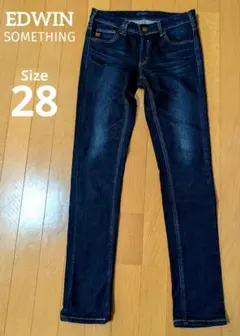 エドウィン　サムシング　ストレッチスキニーデニムパンツ　28inch　インディゴ
