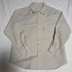 GU 長袖シャツ ジャケットベージュのサムネイル