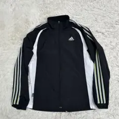 adidas アディダス　00s ウィンドブレーカー　Y2K ジャージ　ブラック