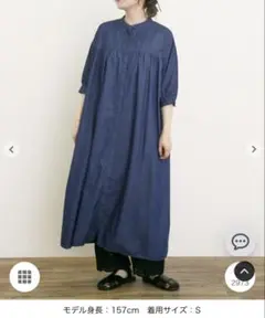 SM2 接触冷感　シャツワンピース