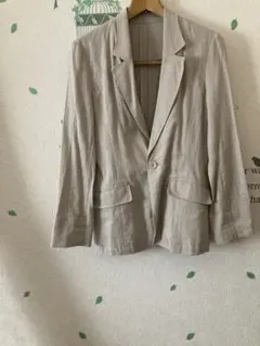 ロペピクニック 麻混　テーラードジャケット　size38 M