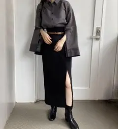 NICE CLAUPマルチウェイロングシアーシャツ