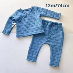 PETITBATEAU プチバトー　キルティングカーディガン&パンツセットアップ