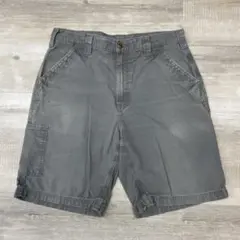 Carhartt キャンバス ワークショーツ ハーフパンツ W34 グレーのサムネイル