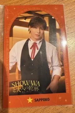 SHOW-WA 大人の乾杯キャンペーン ミニフォトカード 全員 トレカ SHOW-WAと大人の乾杯キャンペーン ミニフォトカード 全員 SHOW-WA 大人