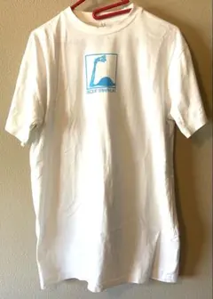 井上堯之　オフィシャルＴシャツ　白×空