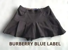 BURBERRYBLUELABEL ベルト付きコートノバチェックフロゴボタン38