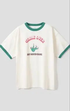 graniph イカゲーム　ビックシルエットトリムTシャツ Mサイズのサムネイル