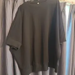 coca半袖カットソー　ドルマン　 ブラック XL