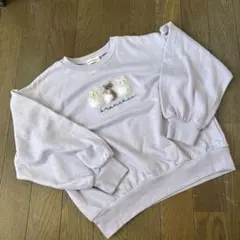 ブランシェス　トレーナー　猫　ファー　130