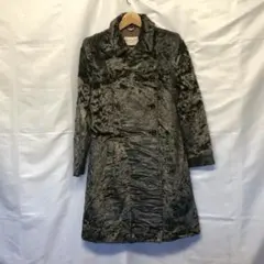 マックスアンドコー ロングコート M L 光沢 ベルベット L2358