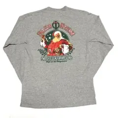 Mサイズ サンタ　ロンt アメリカ古着　長袖　シャツ