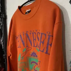 【美品】80’s USA製 スウェット Signal sports オレンジ