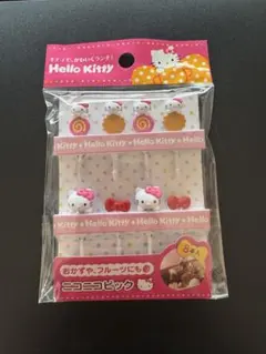 ハローキティ　ニコニコピック　ハローキティお弁当ピック　8本入 キティキャラ弁のサムネイル
