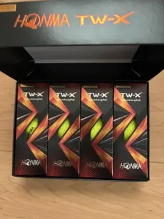 格安2021 Honma TW-X ゴルフボール 1ダース 12個 黄色
