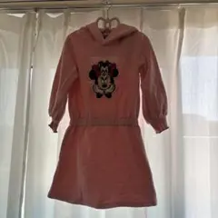 BABYDOLL ミニーマウス フード付きワンピース 110