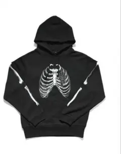 【新品未使用】完売品NOREMID ノーリミッドボーン パーカー黒 M