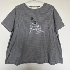 アトリエドゥサボン　おやつの時間テープ刺繍Tシャツのサムネイル