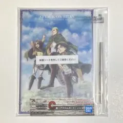 進撃の巨人　一番くじ　壁の外の世界　C賞アクリルボード　幹部組