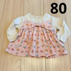 長袖カットソー 80cm アンパンマン