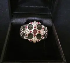 ヒ*ロ様  ORDER ミニピットブルリング　ルビー　18k gold ROYAL ORDER ミニピットブルリング ルビー 18k gold カスタム - メルカリ