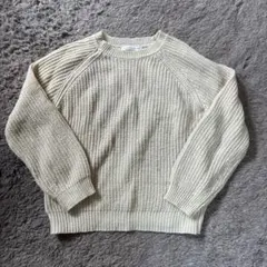 hyphen world gallery PEACE 長袖ニットセーターのサムネイル