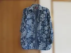 Cardamon　青×白　カジュアル　シャツ