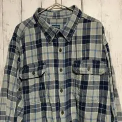 G*m様 Faded Glory チェック柄 長袖ネルシャツ2XL/フランネルア