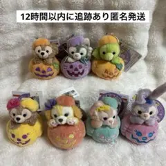 ②7点セット　ダッフィー＆フレンズ ぬいぐるみチャーム オータムサプライズ ③7点セット ダッフィー＆フレンズ ぬいぐるみチャーム オータム