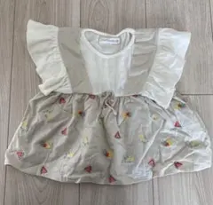フルーツ柄 チュニック ワンピース 80センチ　キッズ　女の子