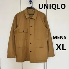 ユニクロ　カバーオール ユーティリティージャケットXL ブラウン メンズ 未着用