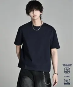 新品　ADRER THE BASIC TEE ネイビー　tシャツのサムネイル
