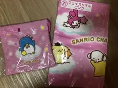 サンリオ 一番くじ タオル 巾着 タキシードサム