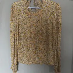ZARA 小花柄ブラウス　M