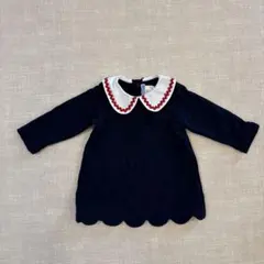 jacadi スカラップワンピース　12M