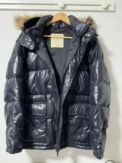 あ*様 old uniqlo プレミアム ダウンジャケット フード付き y2k